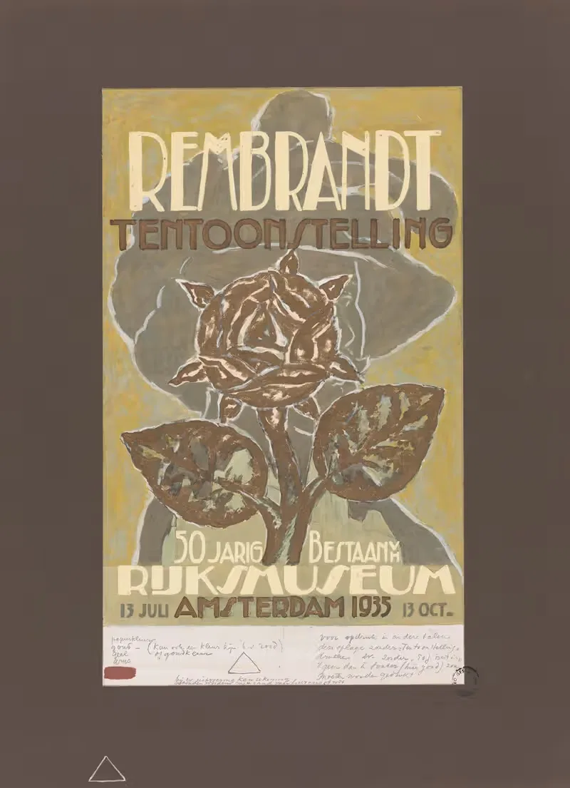 Выставка Рембрандта by Лео Гестел, 1935 — digital art print download