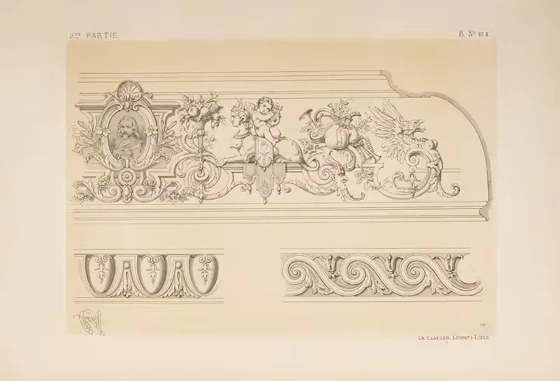 Продолжение предыдущей таблицы by Мишель Льенар, 1866 — digital art print download