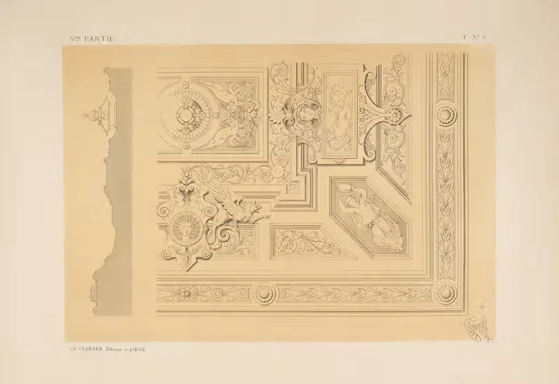 Plafond; genre néo-grec — Michel Liénard