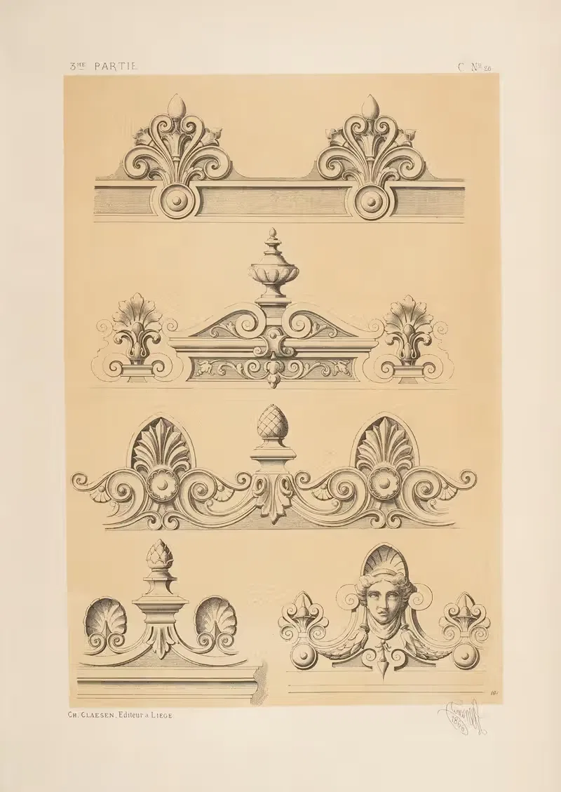 Коронация шенов by Мишель Льенар, 1866 — digital art print download