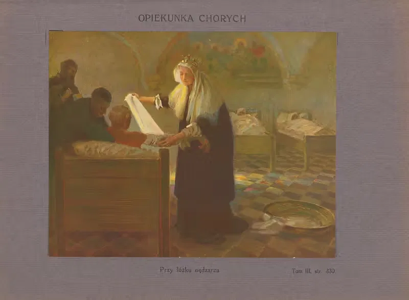 Опекунка больных by Пётр Стахевич, 1910 — digital art print download
