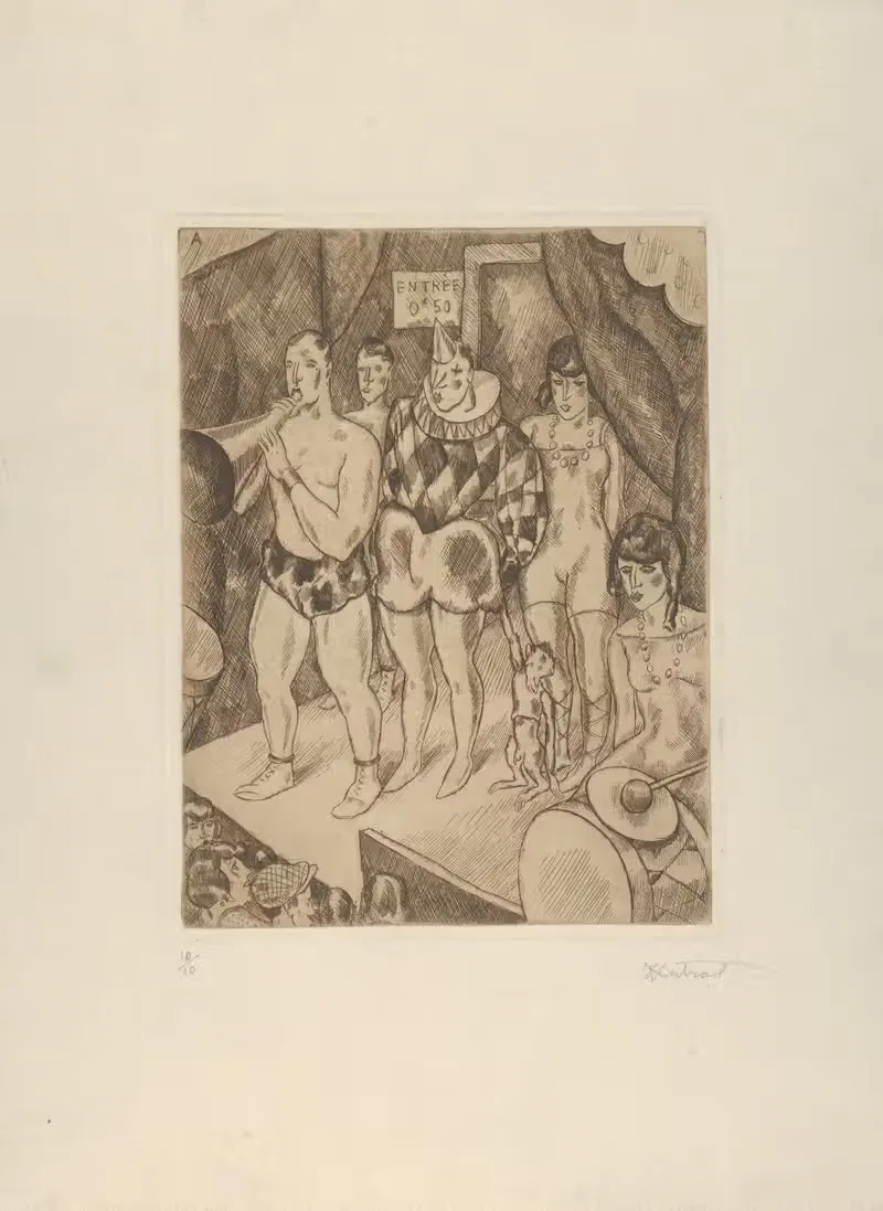 Fair and Circus Pl.5 by Robert Louis Antral — digital art print download
