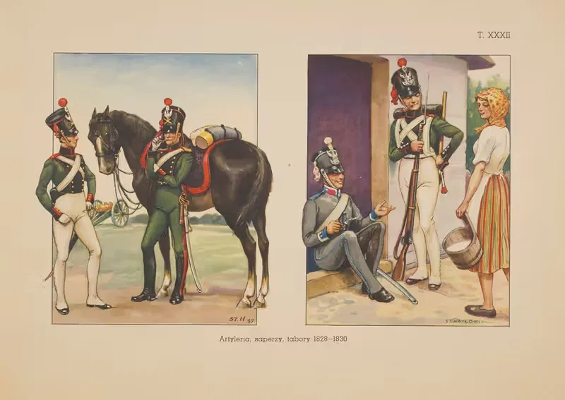 Артиллерия, саперы, таборы 1828—1830 — Станислав Хайковский