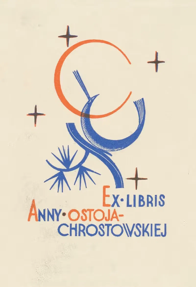 Ex libris Anny Ostoja-Chrostowskiej — Stanisław Ostoja-Chrostowski