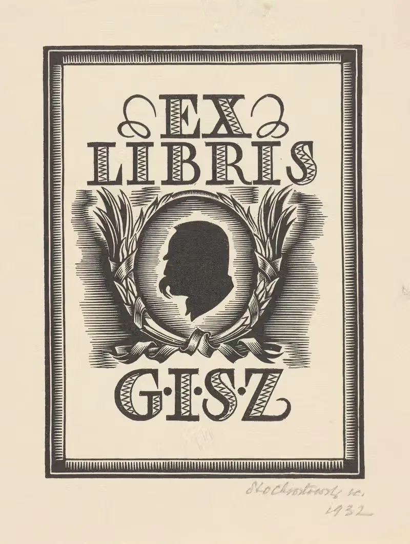 Из библиотеки Г. И. С. З by Станислав Остоja-Хростовский, 1933 — digital art print download