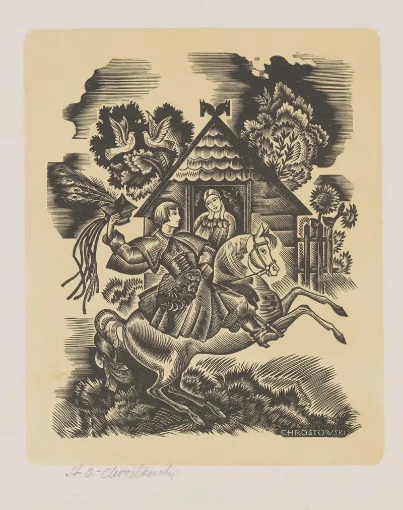 Краковяк by Станислав Остоja-Хростовский, 1933 — digital art print download