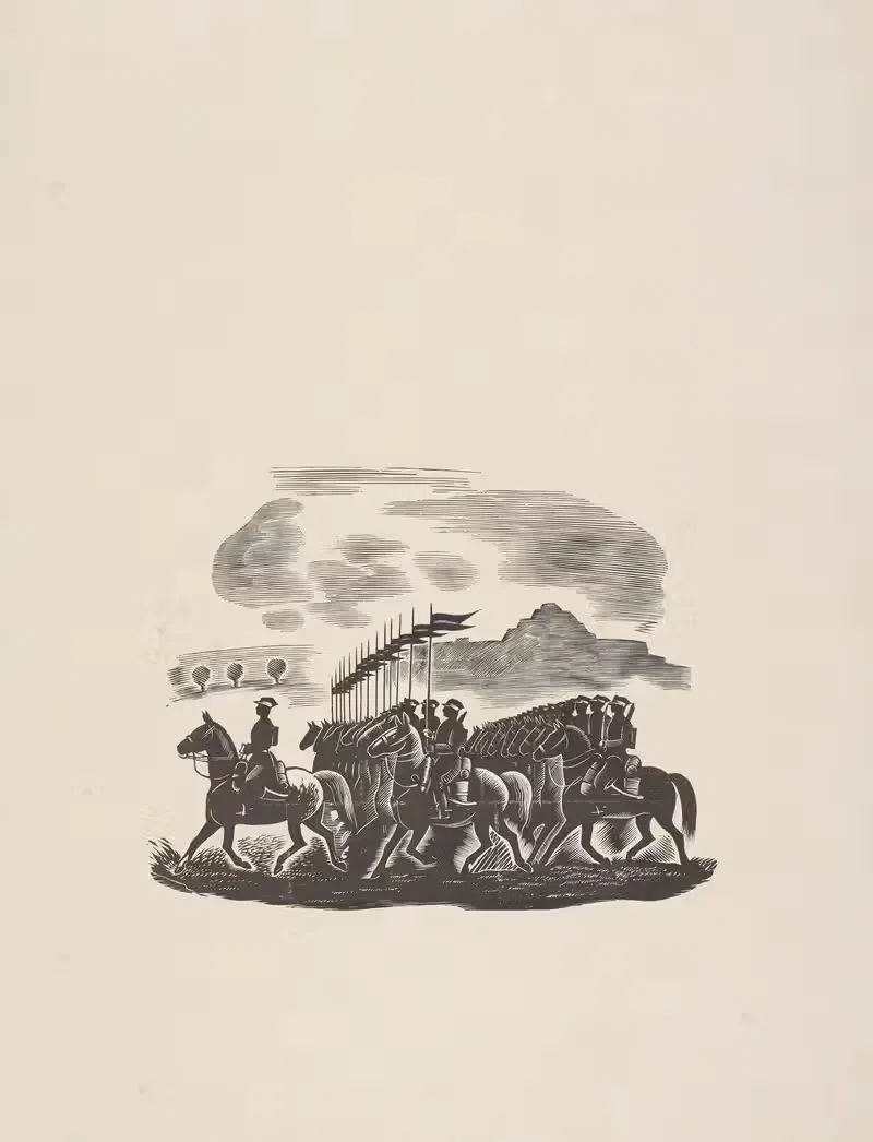 Z defilady pułków by Stanisław Ostoja-Chrostowski, 1934 — digital art print download