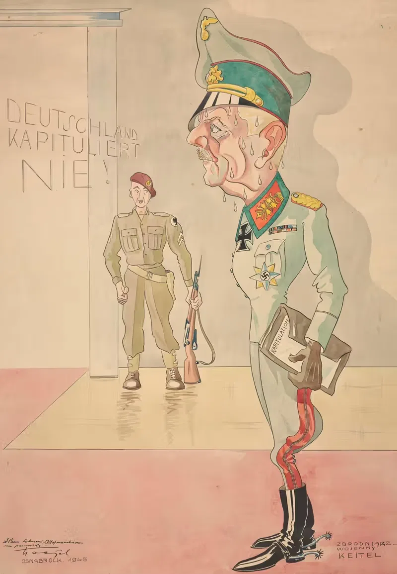 Германия никогда не капитулирует! by Станислав Тёгель, 1945 — digital art print download
