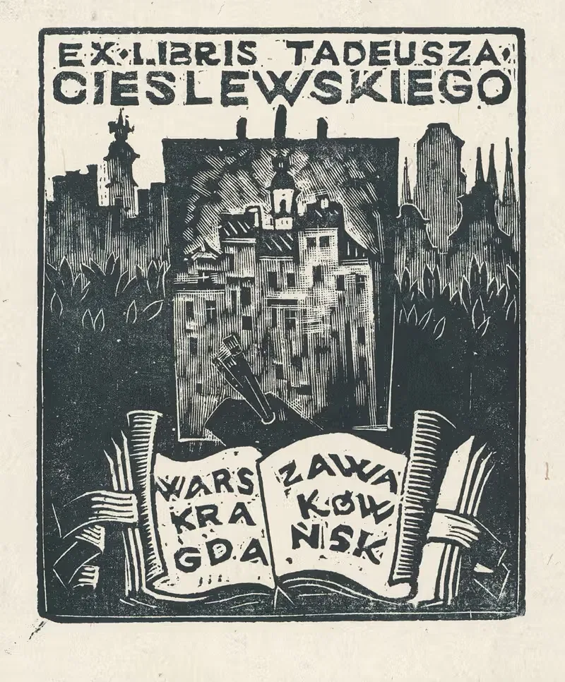 Ex libris Tadeusza Cieślewskiego — Tadeusz Cieślewski