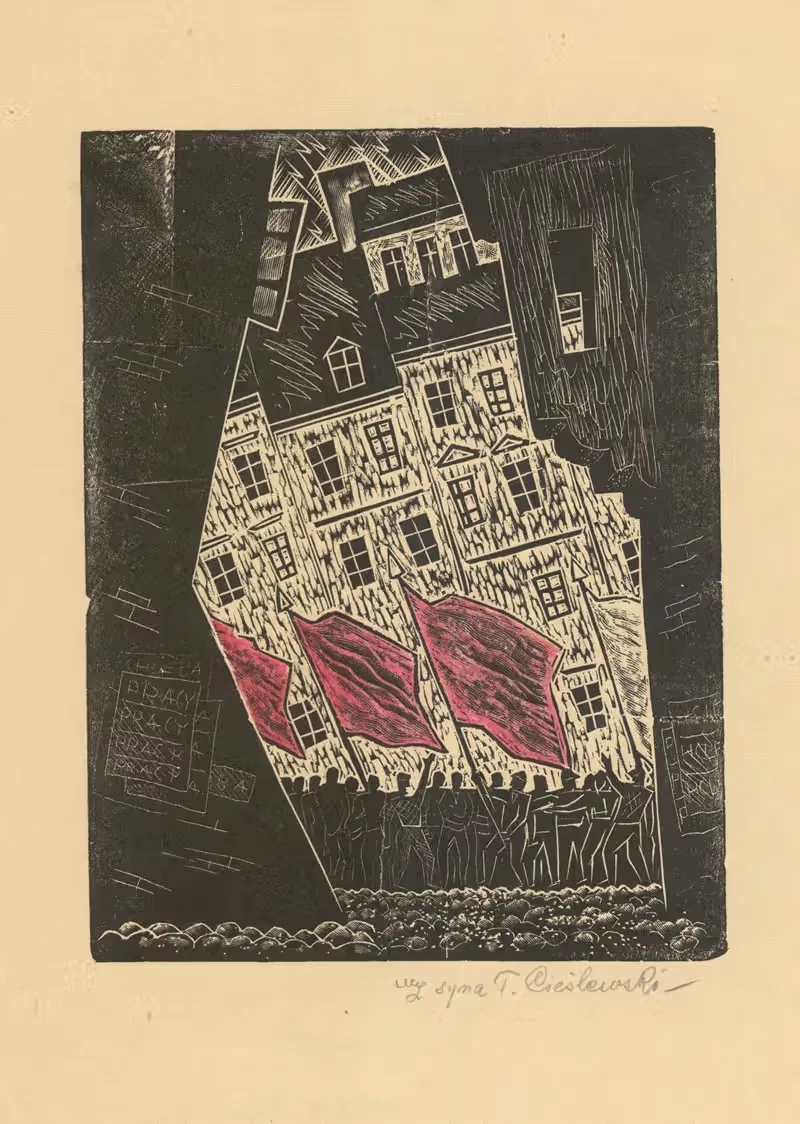 Кулисы переулков by Тадеуш Чешлевский, 1936 — digital art print download