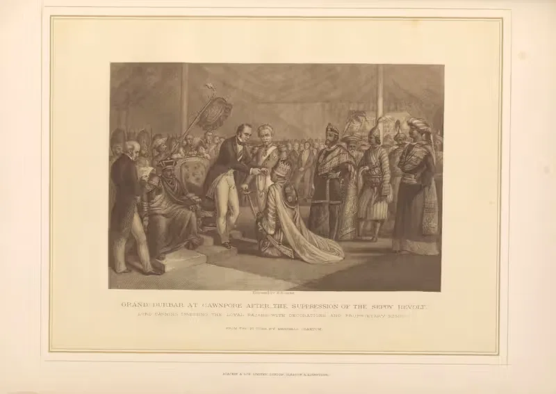 Grand Durbar at Cawnpore – Marshall Claxton — Thomas Archer