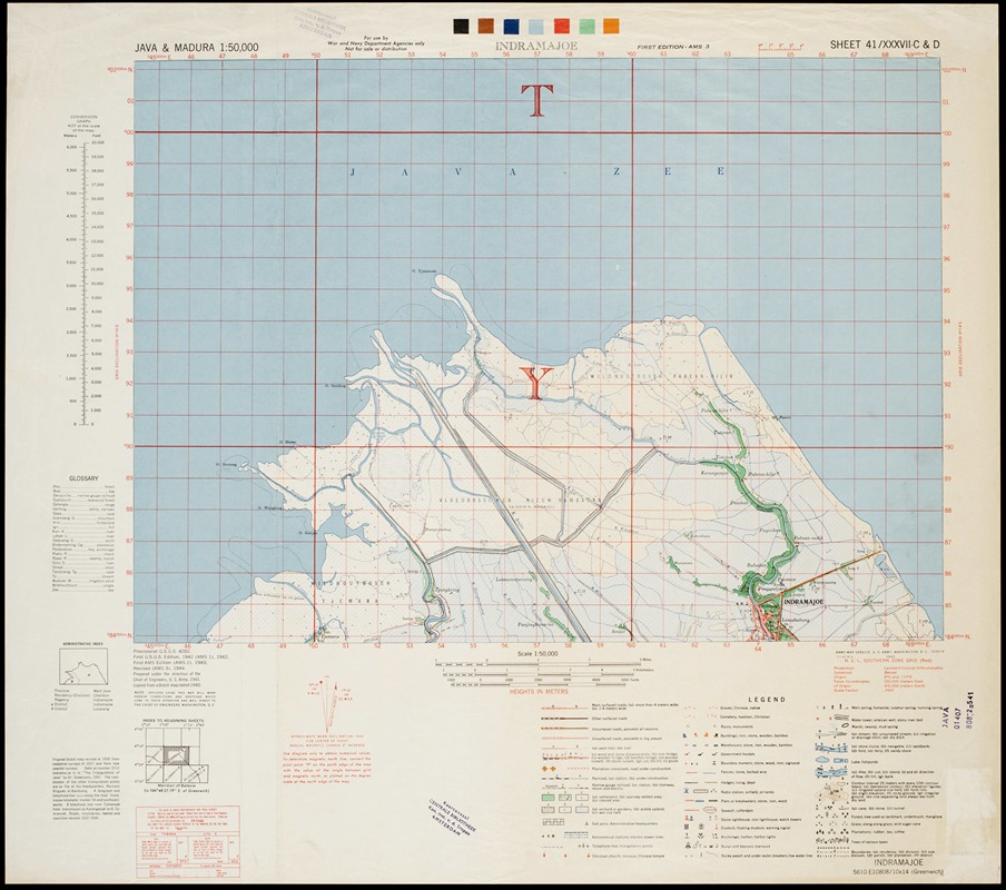 Java & Madura Pl.044 by U.S. Defence Mapping Agency, 1942-1946 — digital art print download