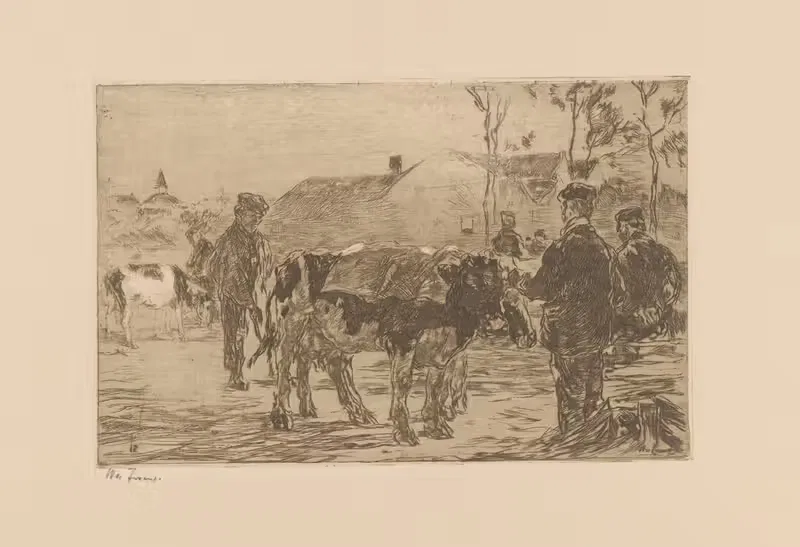 Коемаркт by Виллем де Зварт, 1924 — digital art print download