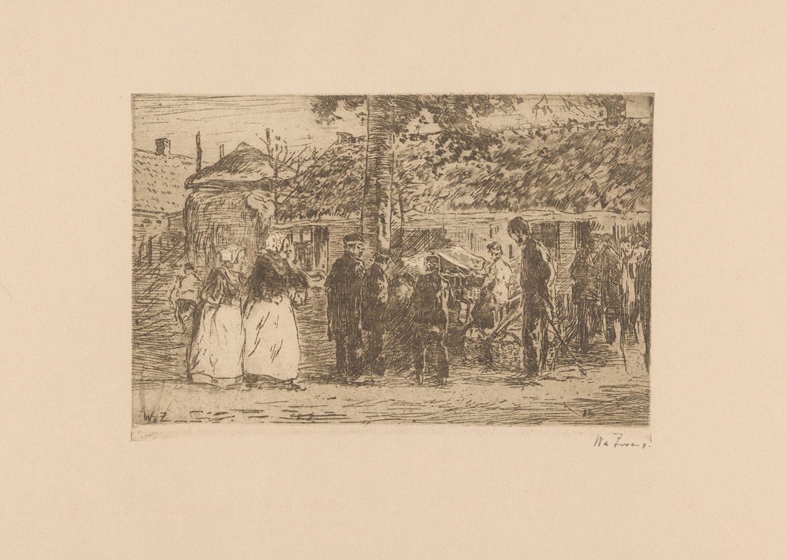 Markt by Willem de Zwart, 1924 — digital art print download