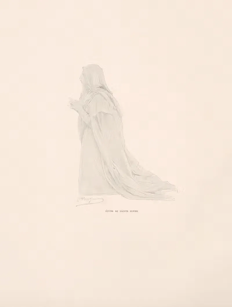 Ètude de sainte femme — William Bouguereau