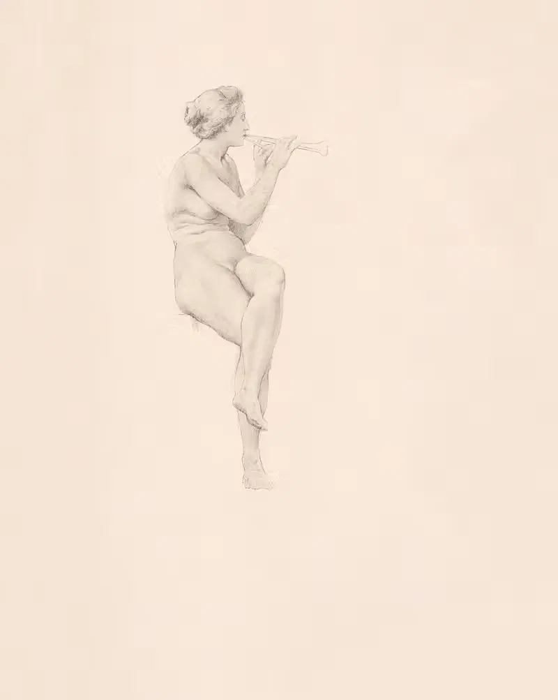 Ètude de jeune fille — William Bouguereau