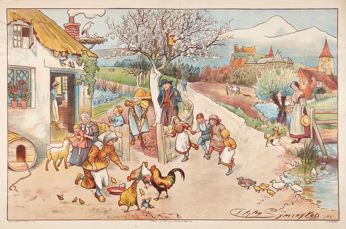 Spring by Clayton Symington, 1904 — digital art print download