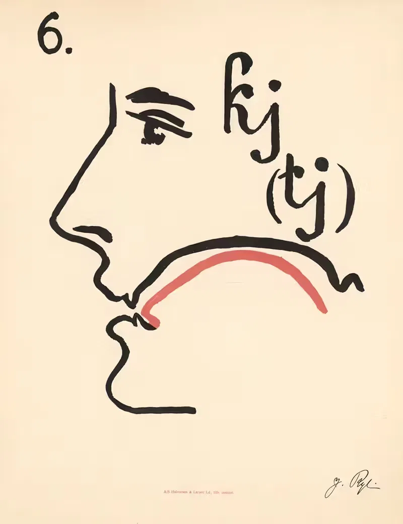 Фонетические пластины Якобины Рая Пл.06 by Якобина Рей, 1924 — digital art print download