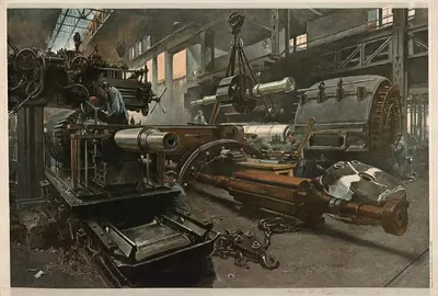 Построение большой машины by Йозеф Даниловатц, 1923 — digital art print download