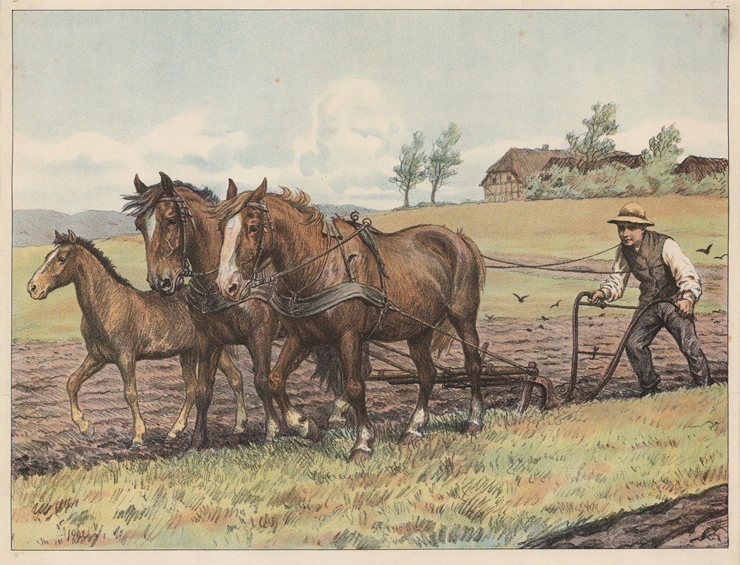 Маркен пложес by Пуль Стеффенсен, 1910 — digital art print download