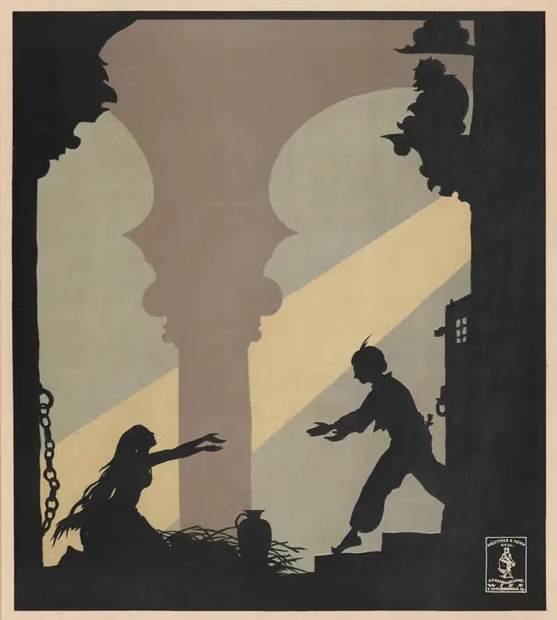 Али Baba и волшебная лампа by Вюрле и сын, 1932 — digital art print download