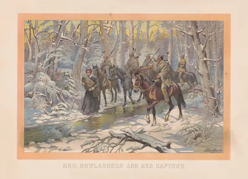 Миссис Роулендсон и ее похитители by А. Цвайковский, 1915 — digital art print download