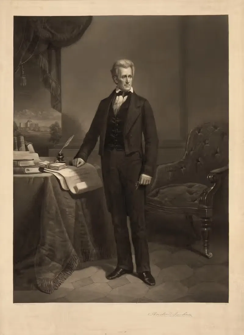 Эндрю Джексон by Александр Хей Ритчи, 1860 — digital art print download