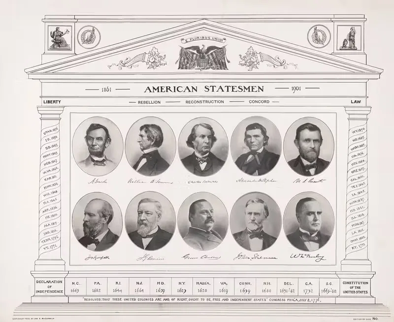 Американские государственные деятели 1861-1901 — Аноним