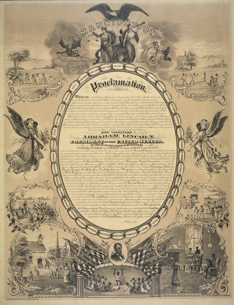 Прокламация об освобождении by Аноним, 1886 — digital art print download