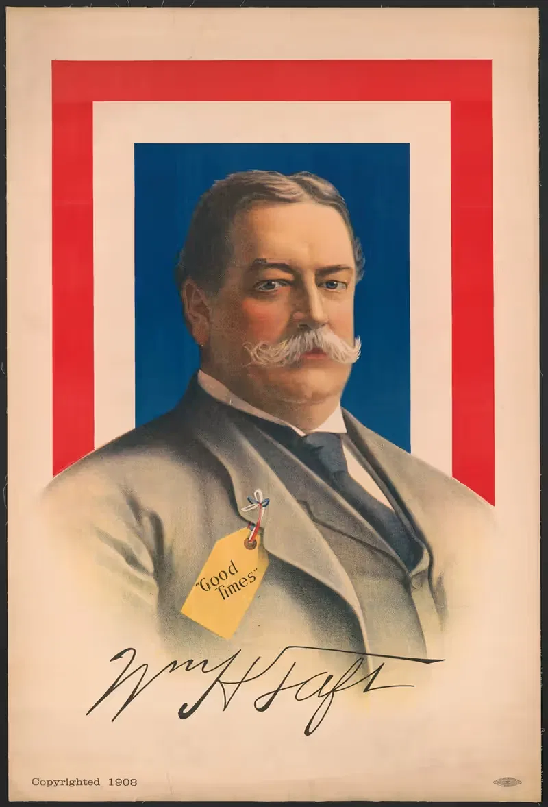'Хорошие времена' Уильяма Г. Тафта by Аноним, 1908 — digital art print download