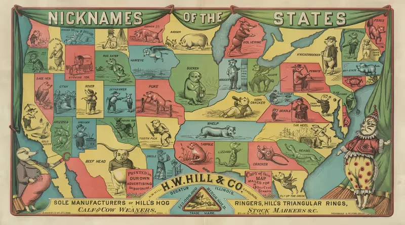Nicknames of the states — Anonymous
