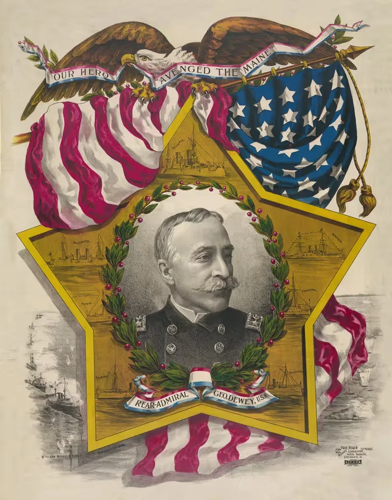Rear-Admiral Geo. Dewey, U.S.N. — Anonymous