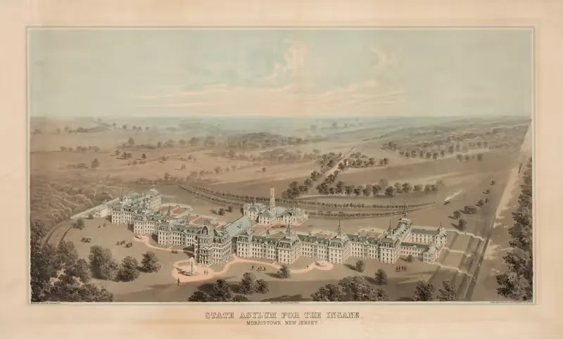 State asylum for the insane, Morristown New Jersey — Thomas Hunter