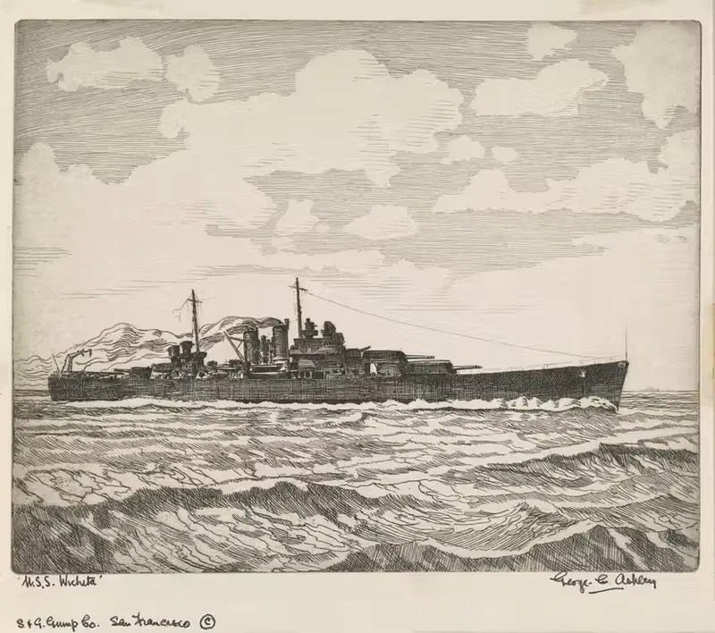 USS Уичита by Аноним — digital art print download
