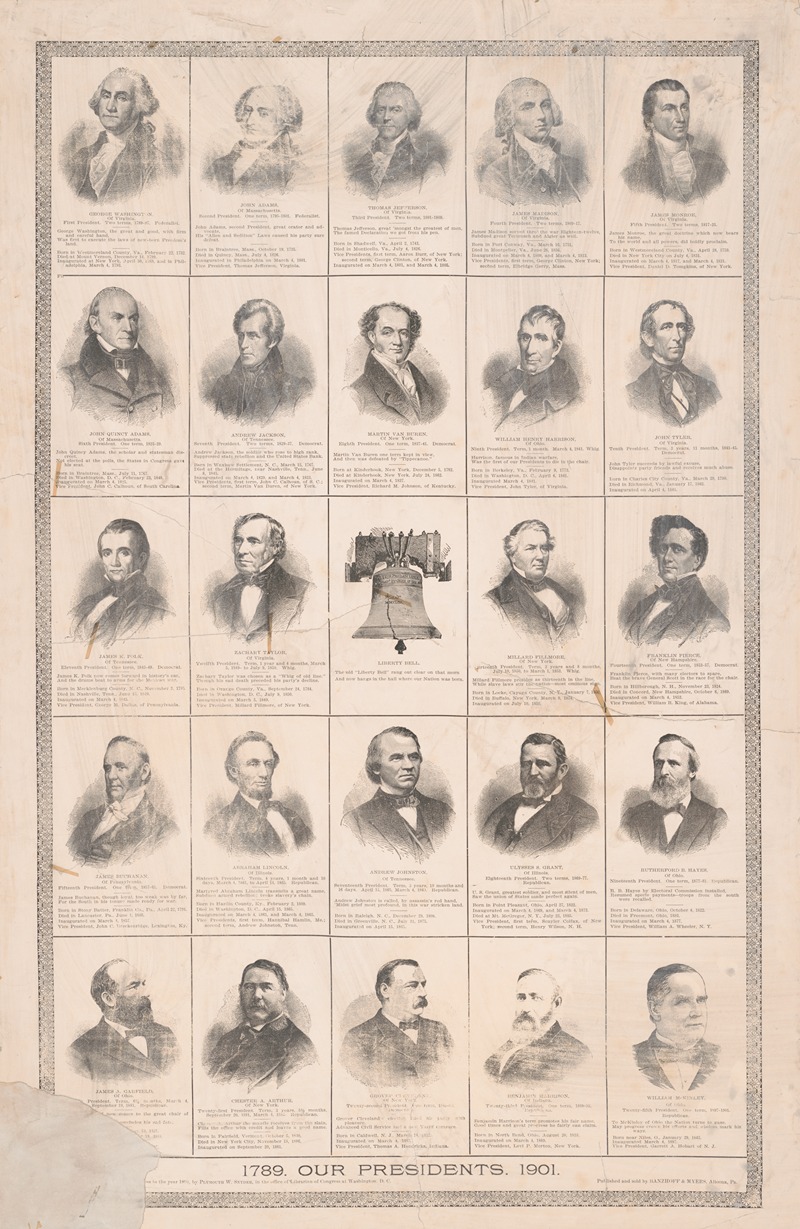 Our presidents 1789-1901 — Banzhoff & Myers