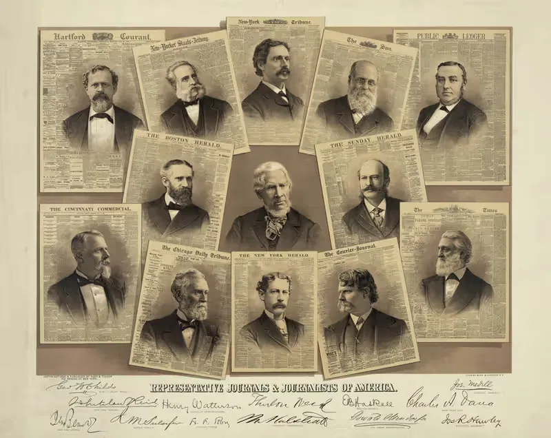 Representative journals & journalists of America — Buek & Lindner