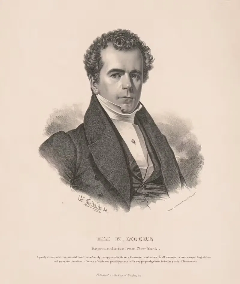Eli K. Moore, representative from New York by Charles Fenderich, 1837 — digital art print download