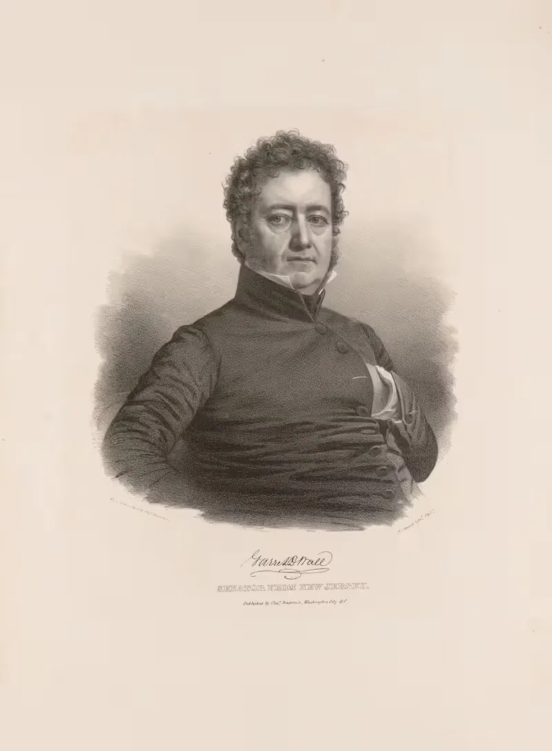 Гаррет Д. Уолл, сенатор от Нью-Джерси by Шарль Фендерих, 1835-1841 — digital art print download