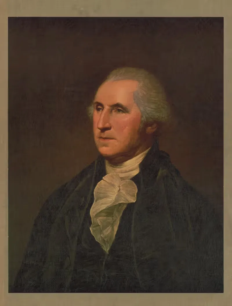 George Washington by Charles Wilson Peale, 1900 — digital art print download