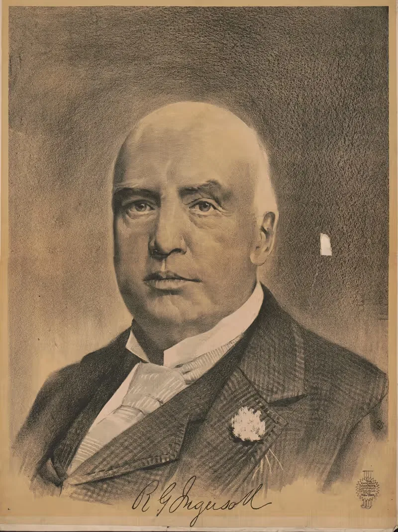 Роберт Грин Ингерсолл by Чикаго Банк Нот Ко., 1890 — digital art print download