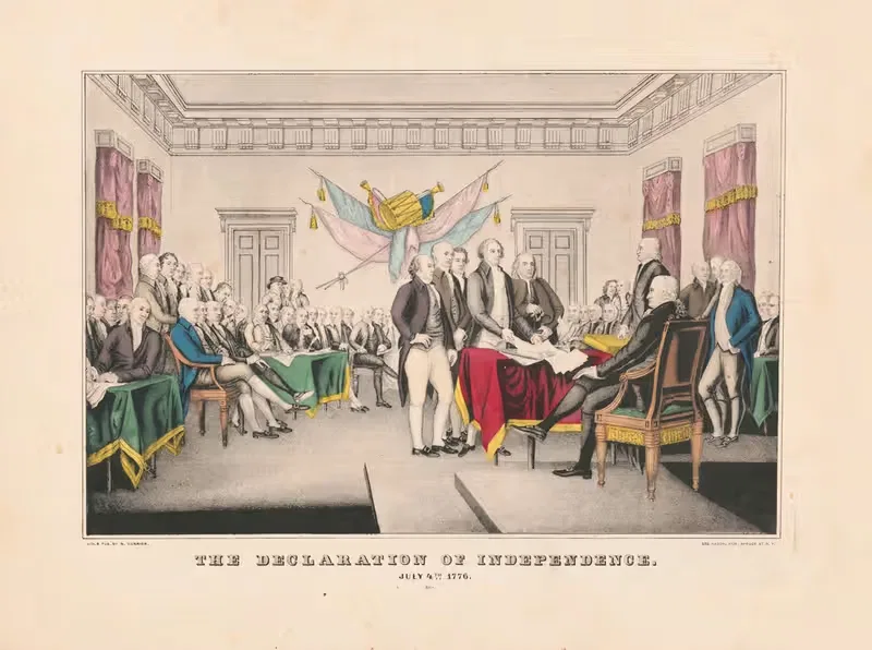 Декларация независимости, 4 июля 1776 — Керриер и Айвс