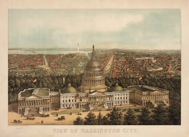 View of Washington City — E. Sachse & Co.