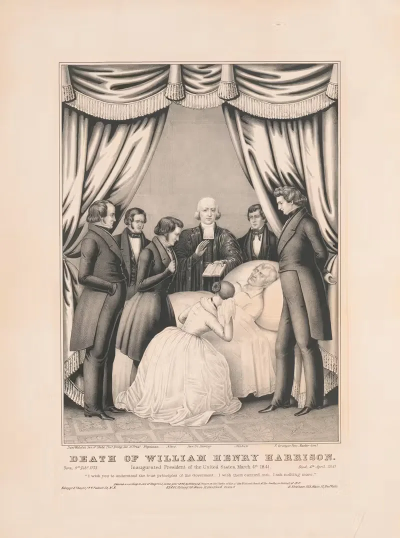 Death of William Henry Harrison — E.B. & E.C. Kellogg