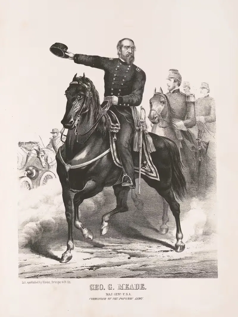 George Gordon Meade by Ehrgott, Forbriger & Company — digital art print download
