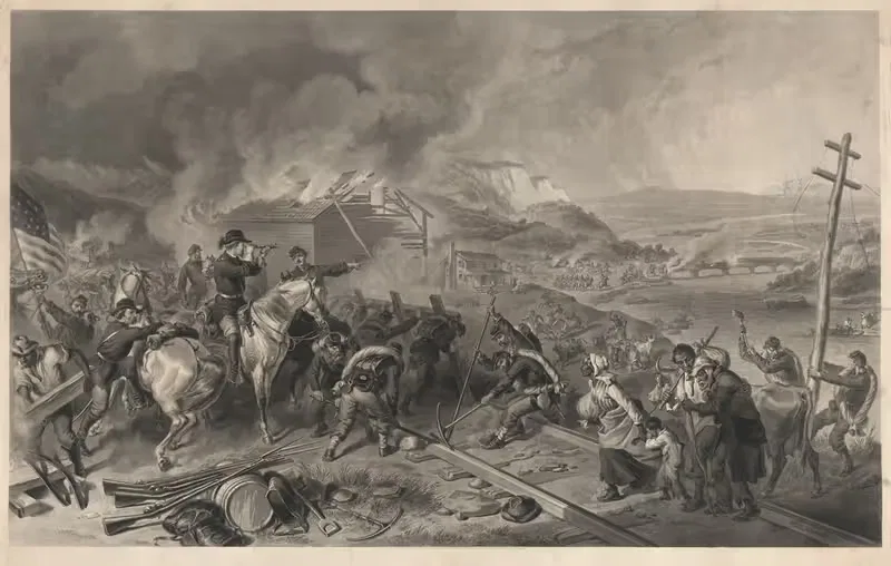 Sherman's march to the sea — Felix Octavius Carr Darley
