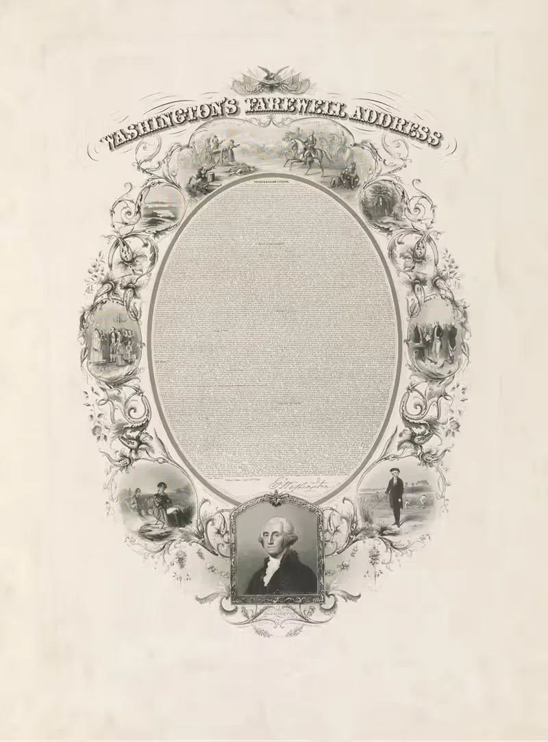 Прощальное обращение Вашингтона by Джон Честер Баттр, 1856 — digital art print download