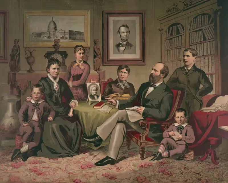 President Garfield and family — Joseph Hoover