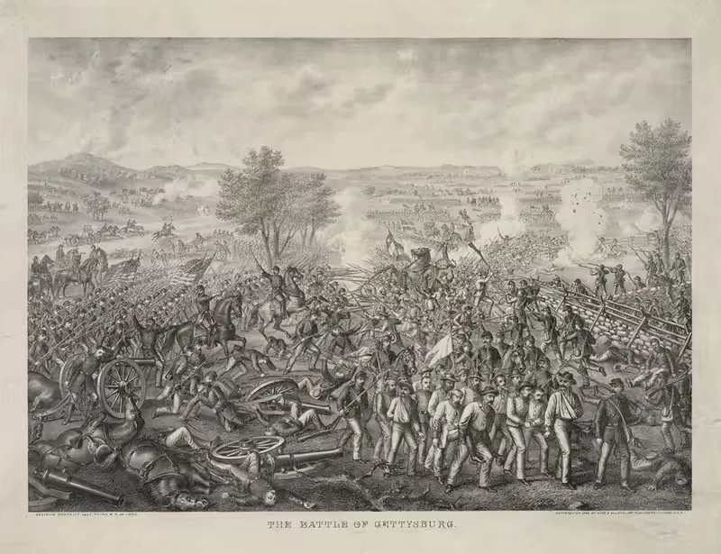 The Battle of Gettysburg — Kurz & Allison