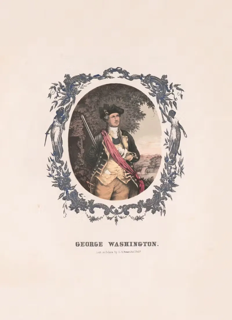 George Washington by Louis N. Rosenthal — digital art print download
