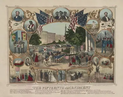 Пятнадцатая поправка by Томас Келли, 1870 — digital art print download